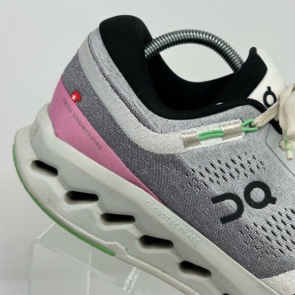 On Cloudsurfer 2 Running Sneakers Men\'s Gray Pink CloudTec Phase Lace-Up Size 10 main image 11